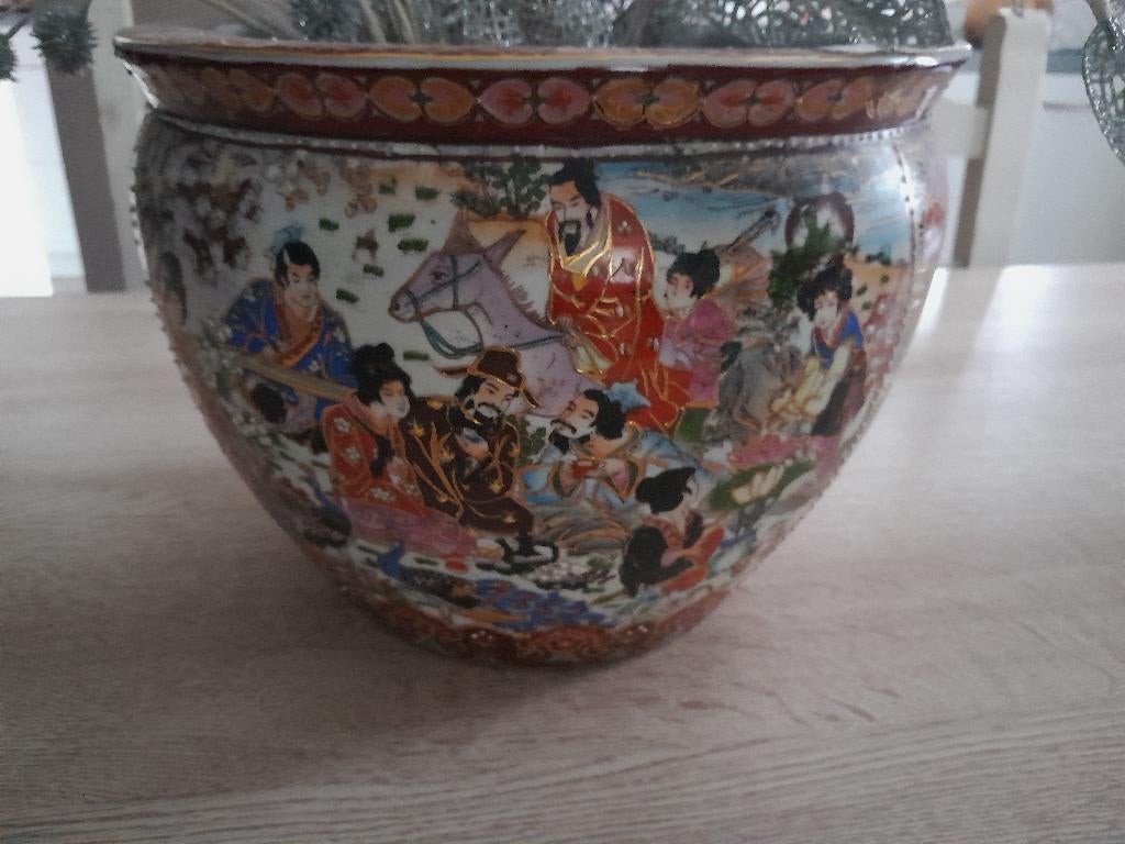 Pot chinois ou autre ,cache pot, Enlèvement