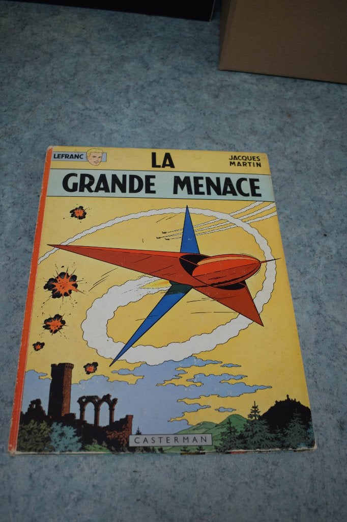 BD Lefranc bande dessinées la grande menace 1966, Livres, Enlèvement ou Envoi, Comme neuf
