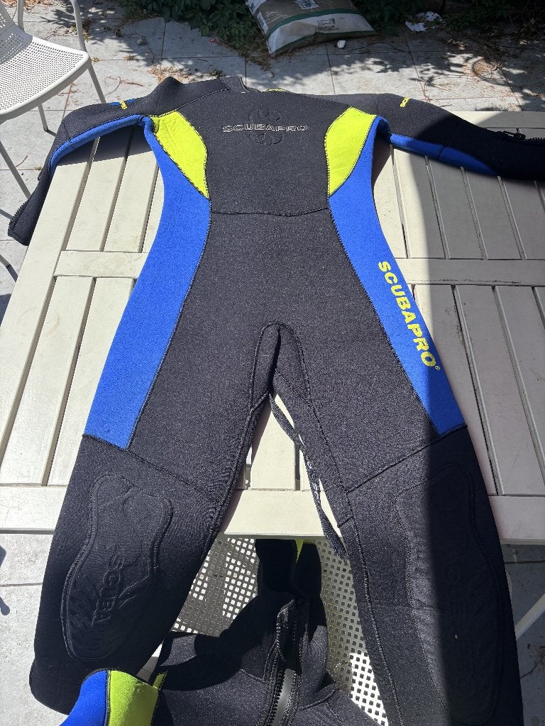 duikpak scubapro 7mm TPF40 + 5mm TPF12, Watersport en Boten, Duiken, Ophalen, Gebruikt, Duikpak