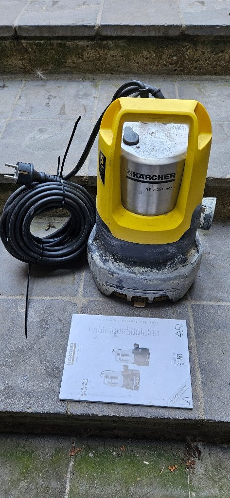 Krachtige KÄRCHER vuilwater dompelpomp weinig gebruikt, Tuin en Terras, Ophalen of Verzenden, Elektrisch, Dompelpomp