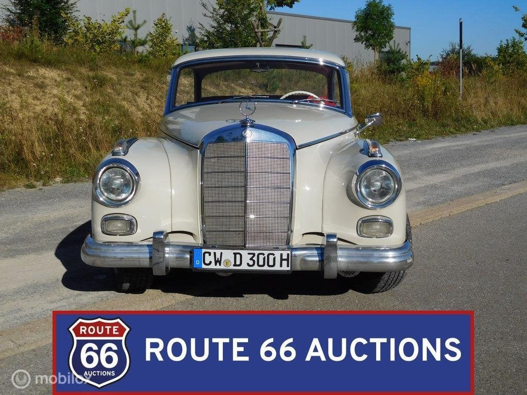 Mercedes-Benz 300 D Adenauer | 1962 | Route 66 Auctions, Autos, Achat, Entreprise, Boîte manuelle, Autre carrosserie