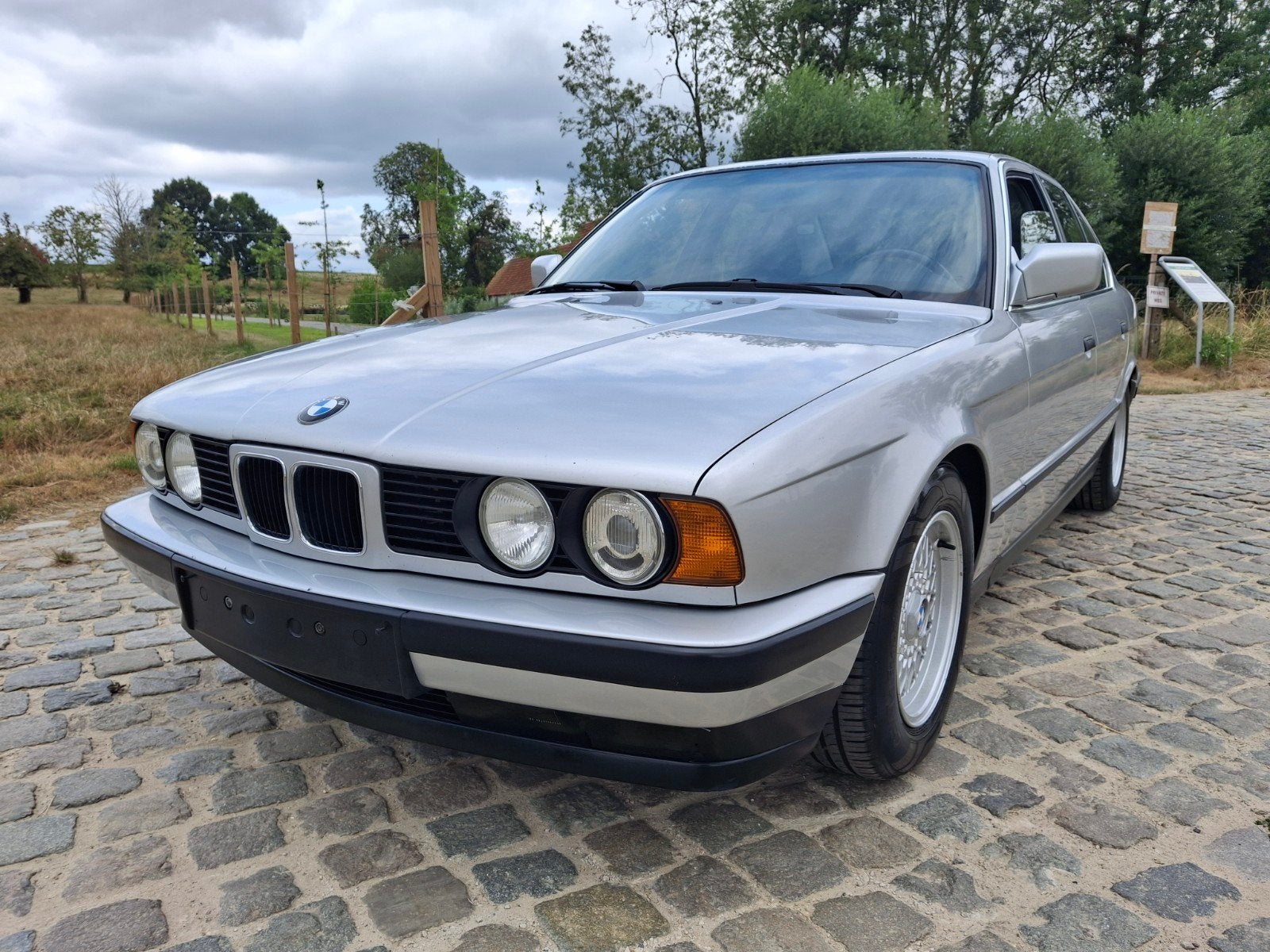 Bmw e34 520i 24v/airco/origineel full histo, Auto's, BMW, Automaat, 1995 cc, 110 kW, Particulier