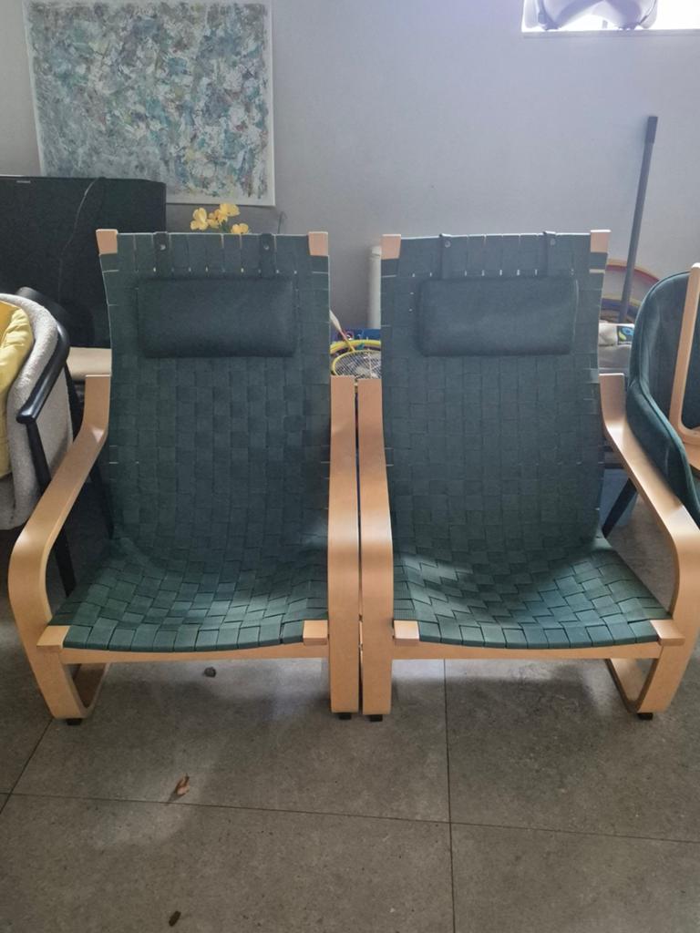 2 groene zeteltjes, Huis en Inrichting, Ophalen