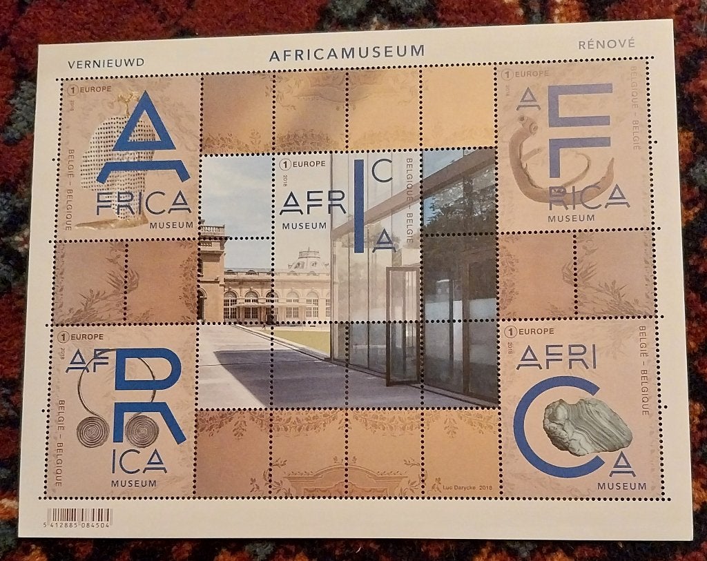 1 blok B264 vernieuwd africa museum, Postzegels en Munten, Europa, Frankeerzegel, Ophalen of Verzenden, Zonder stempel