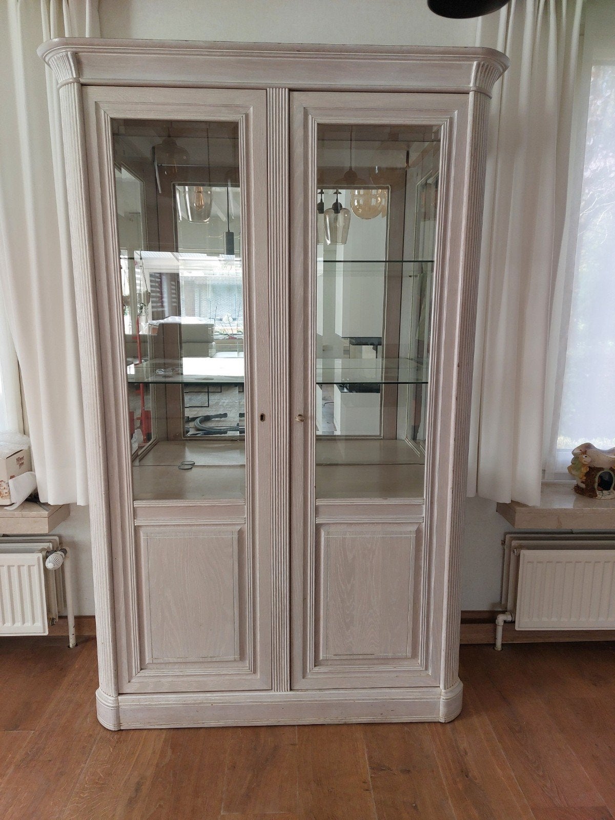 volledige eetkamer, Huis en Inrichting, Ophalen, Gebruikt, 4 tot 6 stoelen