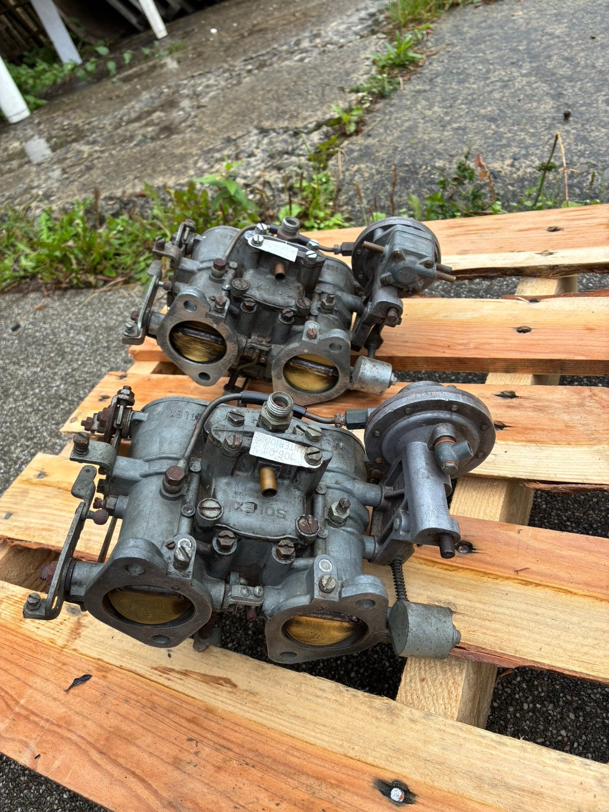 Paire de carburateur Solex Alpha Romeo, Autos : Pièces & Accessoires, Enlèvement ou Envoi, Alfa Romeo