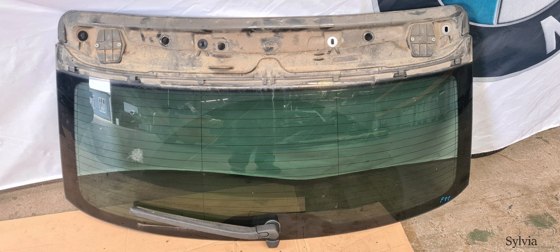 Achterklepraam / ruit BMW 5 serie F11 7206562, Arrière, -, Haillon arrière, Utilisé