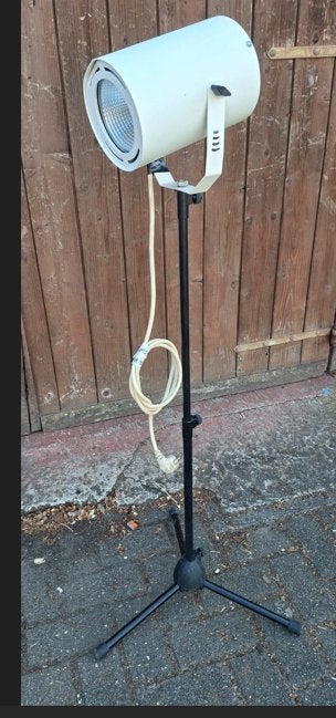 ARCITECTENLAMP///HANGLAMP, Gebruikt, Prof  stalamp, Glas, 150 tot 200 cm