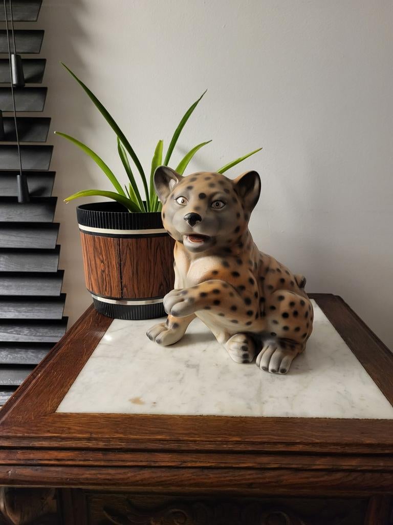 Tijger keramiek beeld, Verzamelen, Ophalen of Verzenden