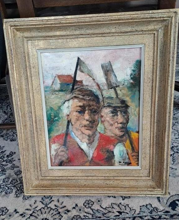 Schilderij Maurice Felbier, Antiek en Kunst, Ophalen of Verzenden