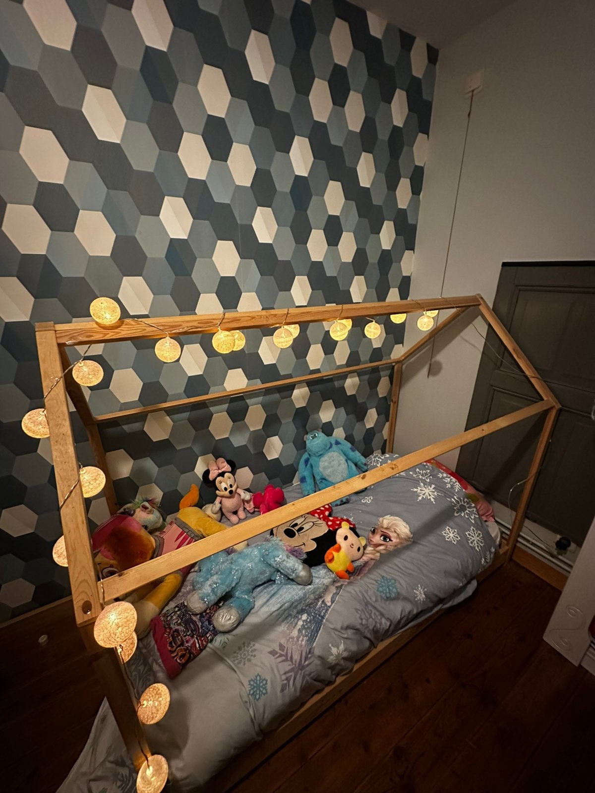 Lit cabane enfant, Enlèvement, Comme neuf, Matelas