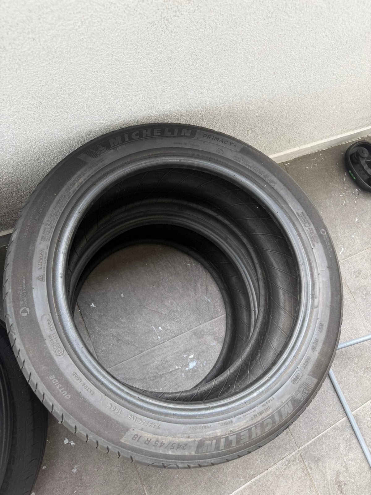 4 Pneus Été 245/45 R18 100Y XL, Enlèvement, Pneus été, Pneu(s)