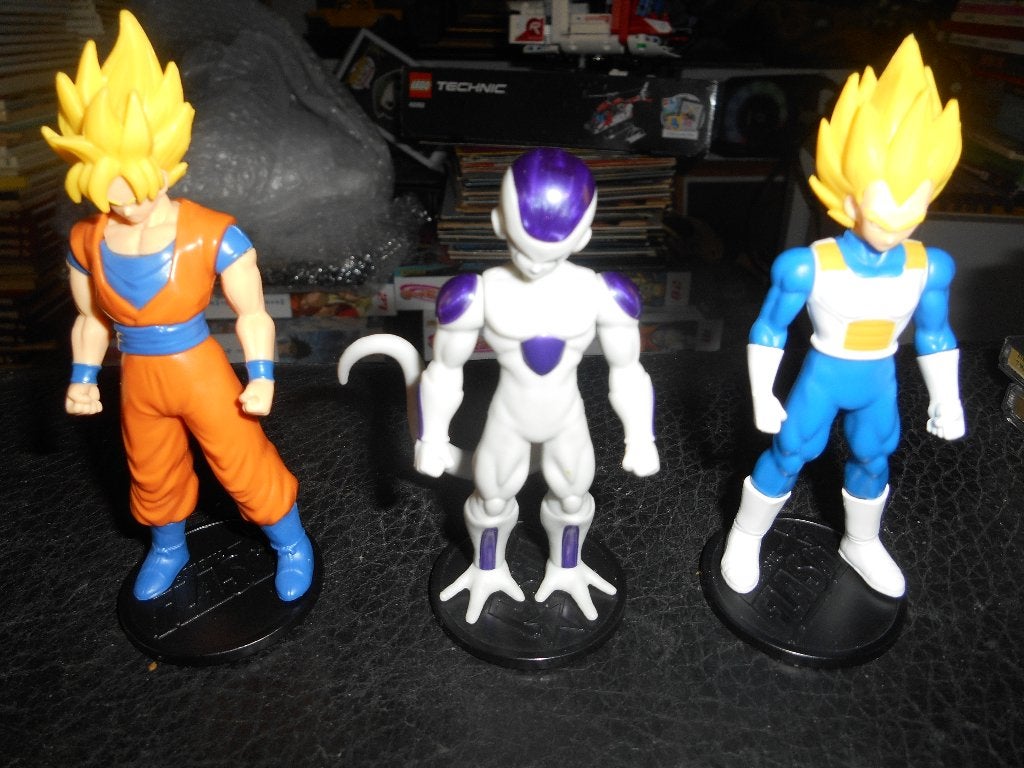 Lot de 3 figurine dragon Ball Flash 10cm, Collections, Enlèvement ou Envoi