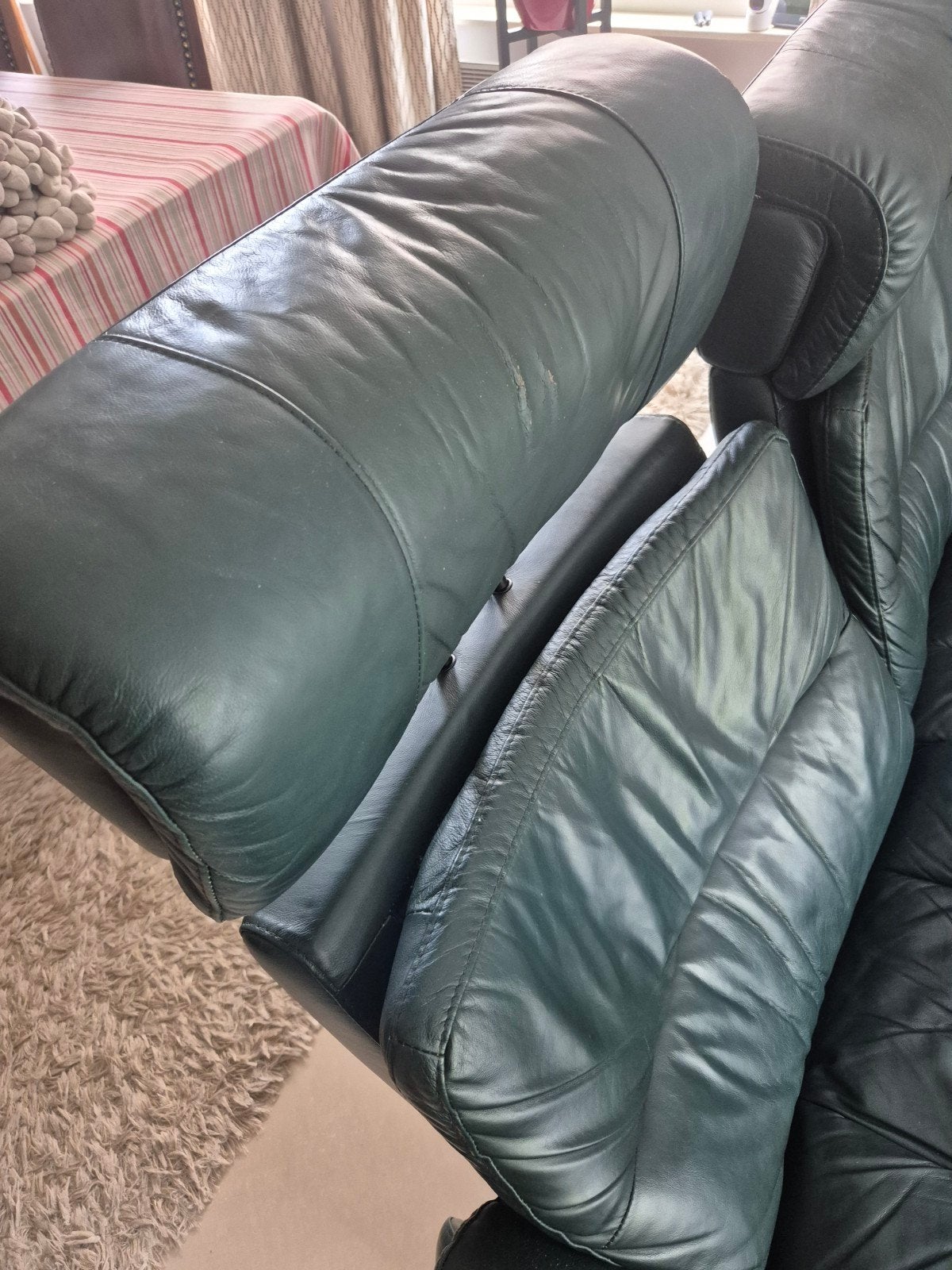 Stressless salon leder, Maison & Meubles, Enlèvement, Utilisé, Bois, Eigentijds