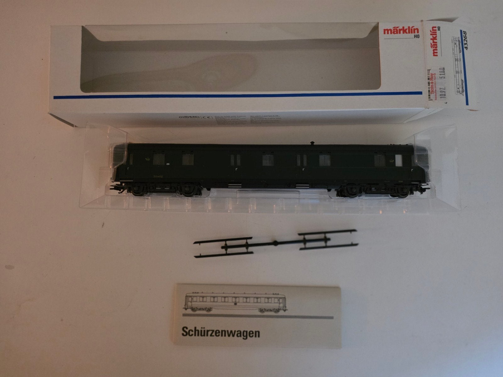 Märklin HO 43268 Postrijtuig 70.802 van de NMBS.

Dit rijtui, Ophalen of Verzenden