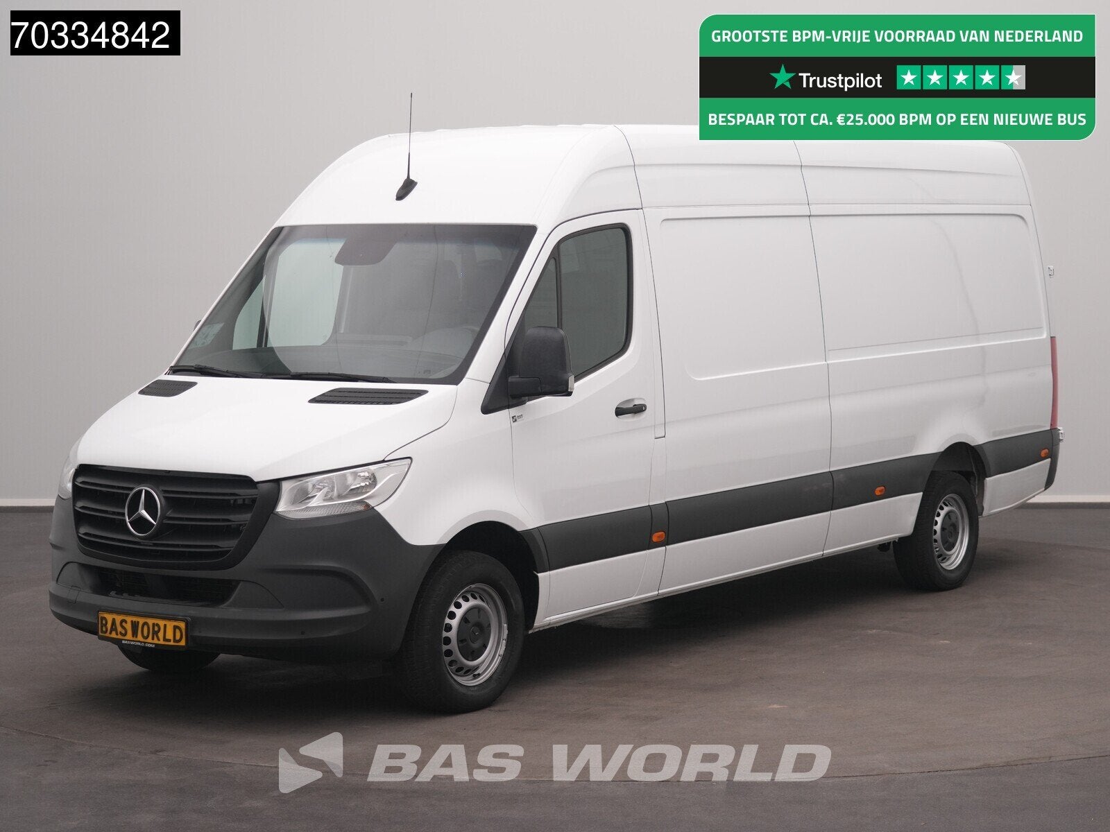 Mercedes Sprinter 317 CDI Automaat L3H2 3,5t Trekhaak 170PK, Autos, Camionnettes & Utilitaires, Cuir, Achat, Euro 6, Entreprise
