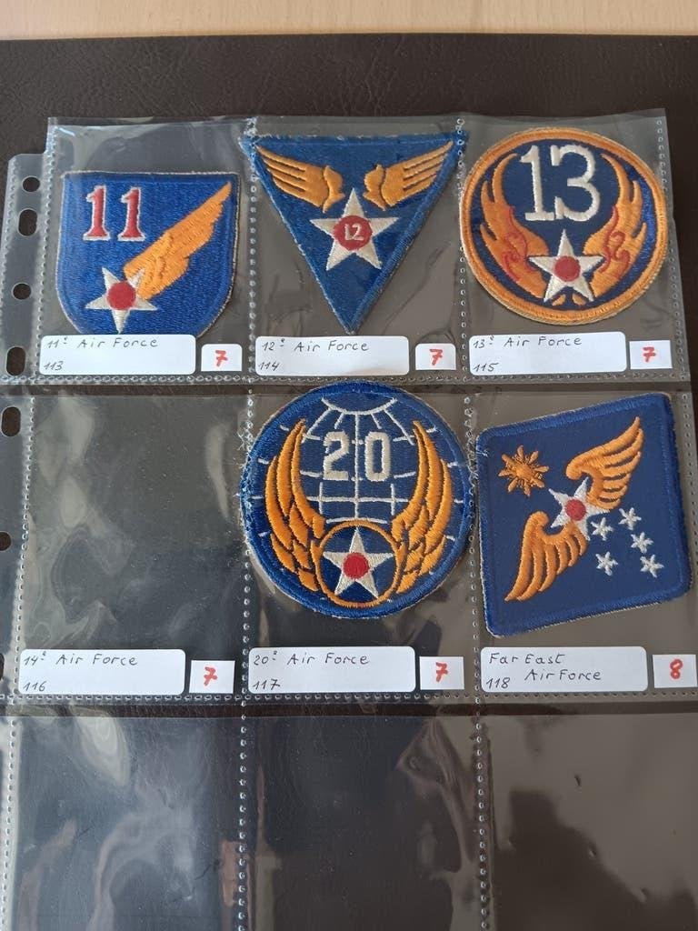 Us ww2 patches, Ophalen of Verzenden