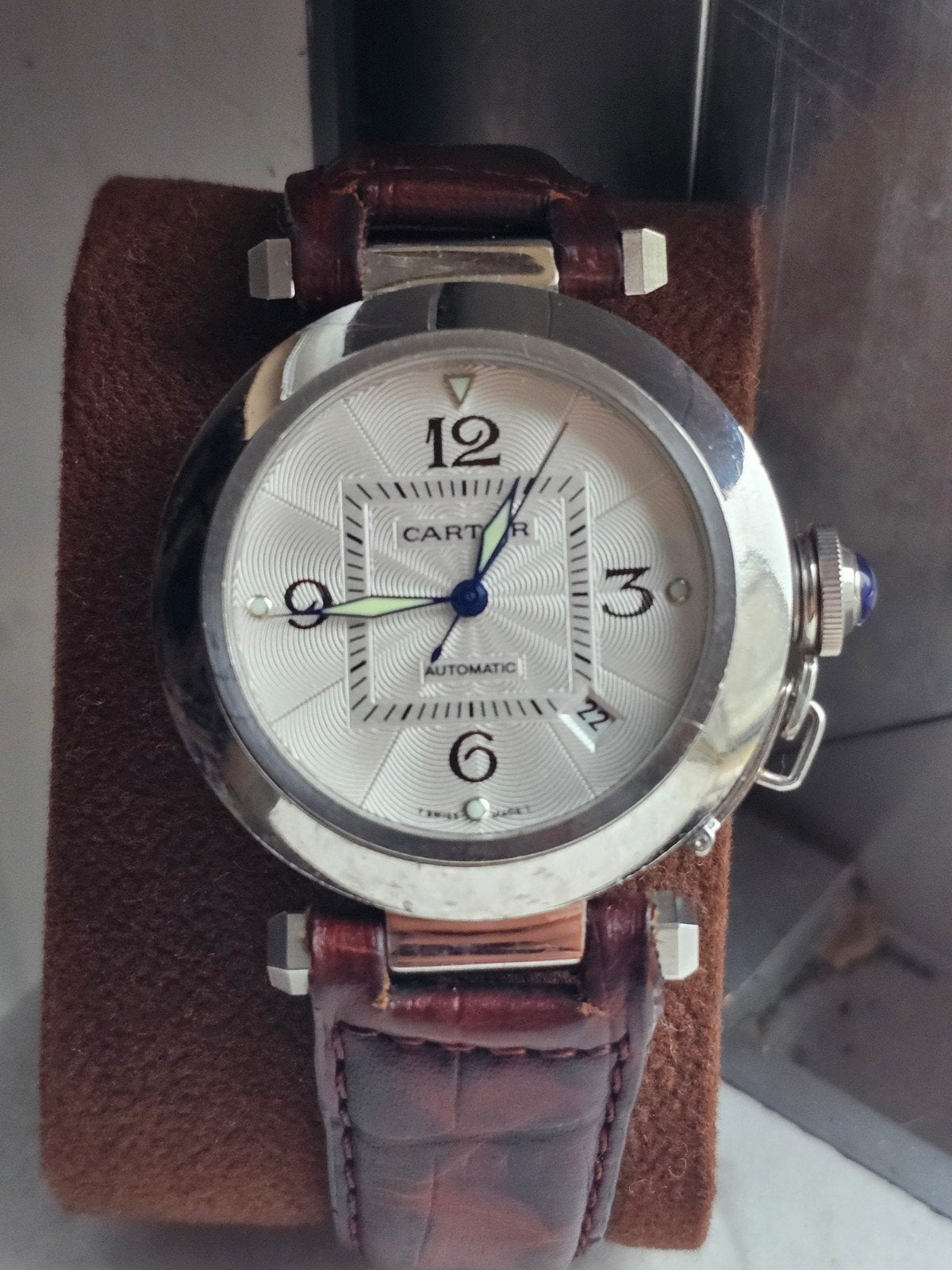Horloge cartier pasha, Handtassen en Accessoires, Ophalen of Verzenden