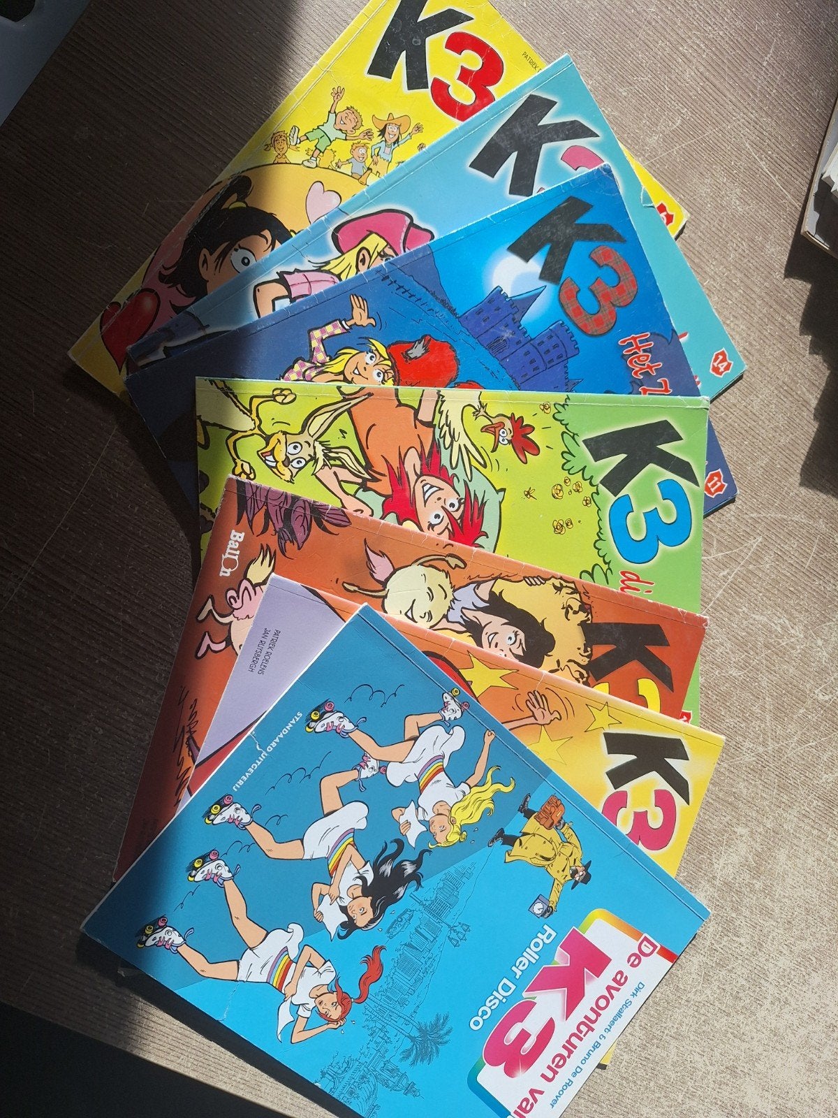 K3 strips, Boeken, Ophalen