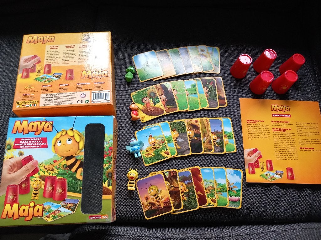 Spel: Waar is Maya?, Hobby en Vrije tijd, Een of twee spelers, Ophalen, Gebruikt, Studio 100