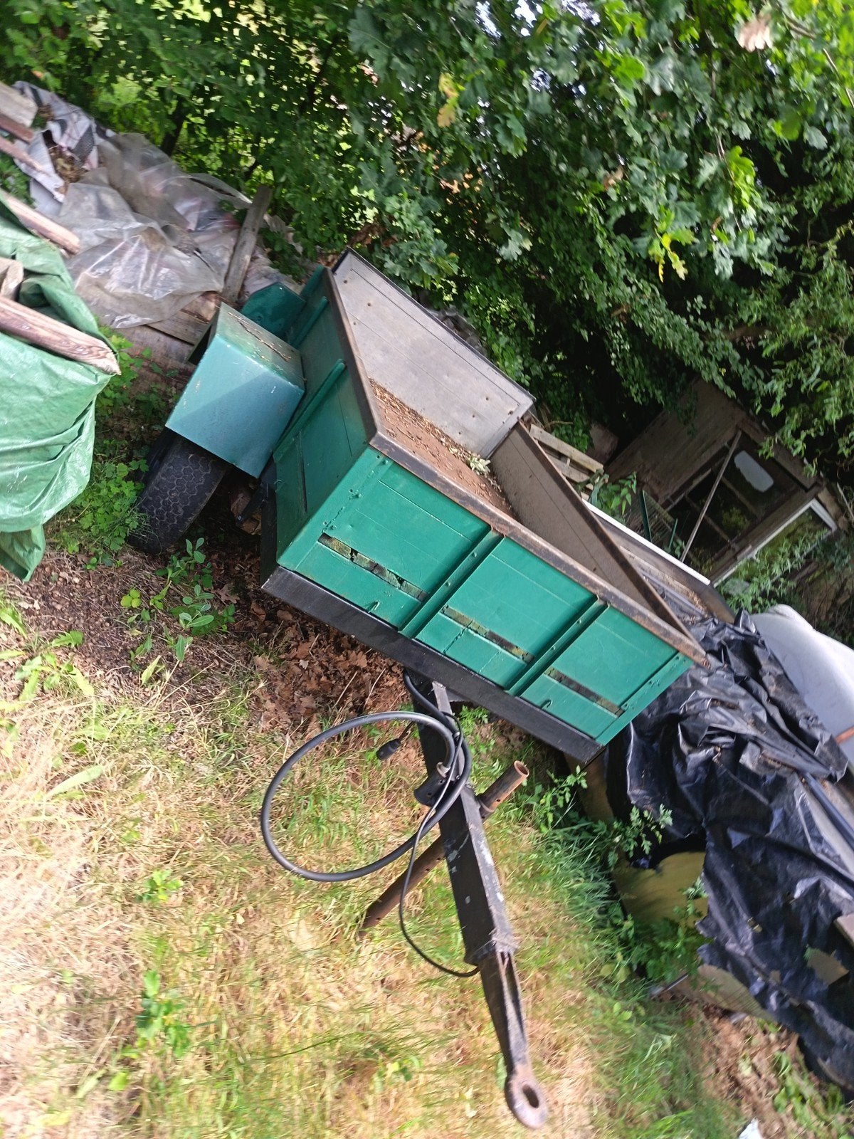 Kipkar voor tractor, Ophalen