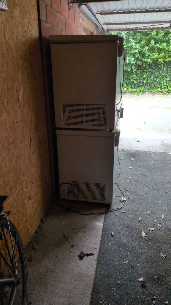 2 bacs de congélation- H 82 cm- L 1m 57- D 60 - 300€ chacun, Electroménager, Congélateur, 90 cm ou plus, 85 à 120 cm, Enlèvement