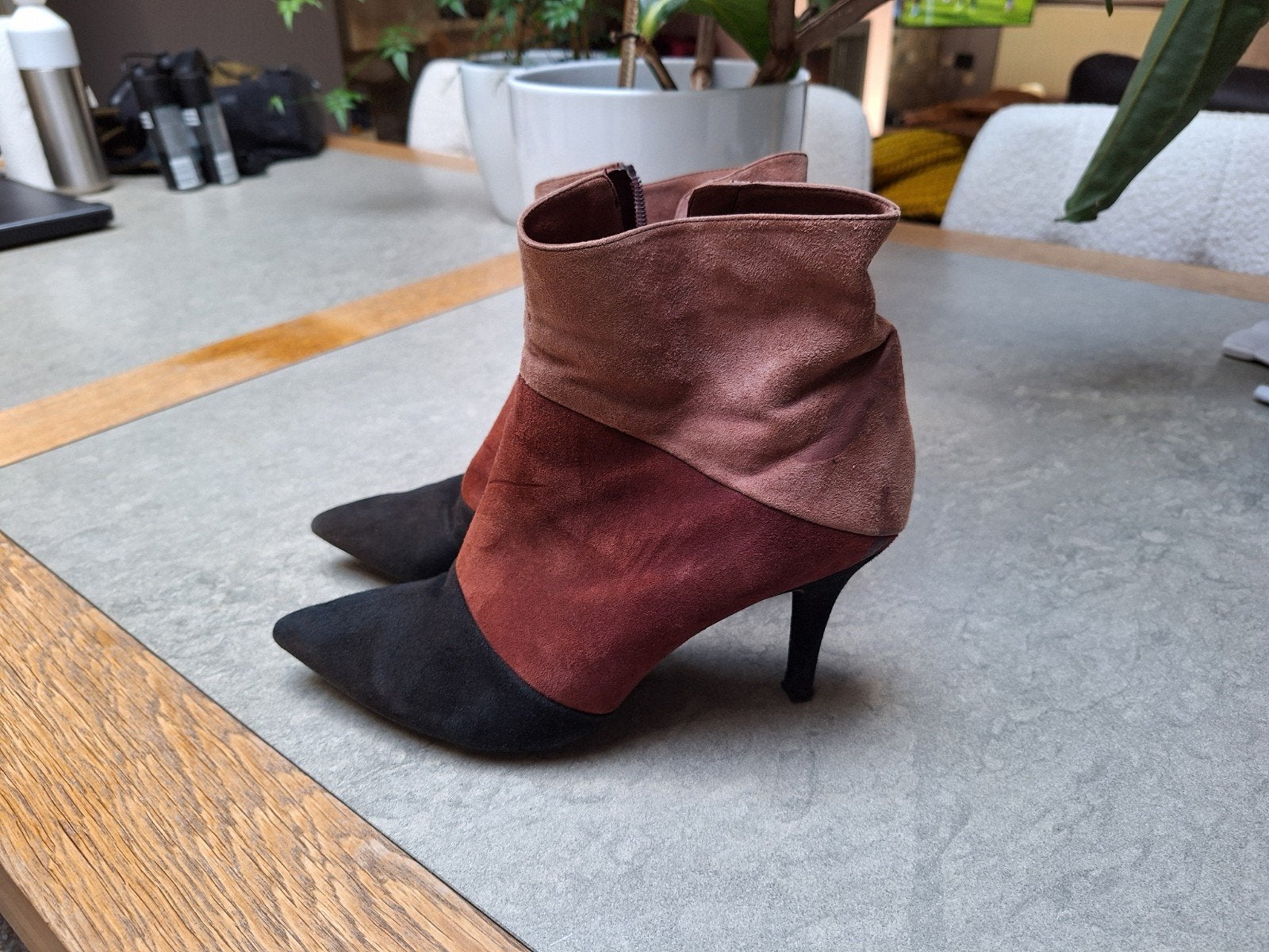 chaussures à talons en nubuck, Ophalen of Verzenden