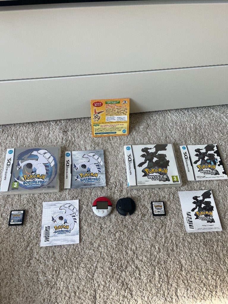 Nintendo ds game pokemon soulsilver, white, Consoles de jeu & Jeux vidéo, Jeux | Nintendo DS, Enlèvement ou Envoi, 1 joueur, Aventure et Action