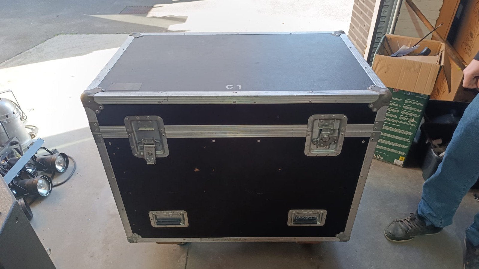 Grote flightcase 95,5x59x86,5cm(h), Ophalen of Verzenden, Flightcase