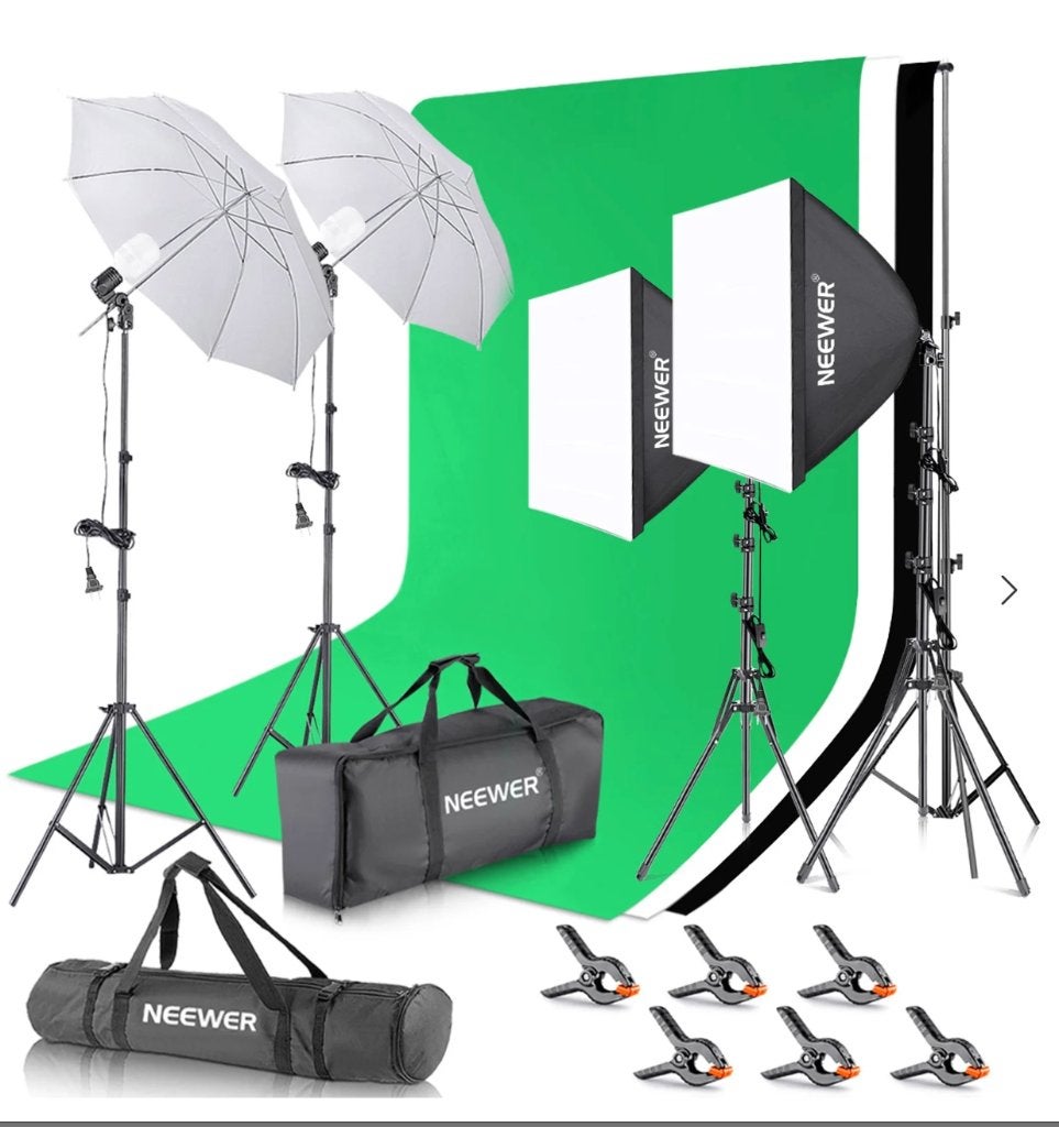 Studio photo portable NEEWER, TV, Hi-fi & Vidéo, Enlèvement ou Envoi, Softbox incluse, Neewer, Studio photo complet