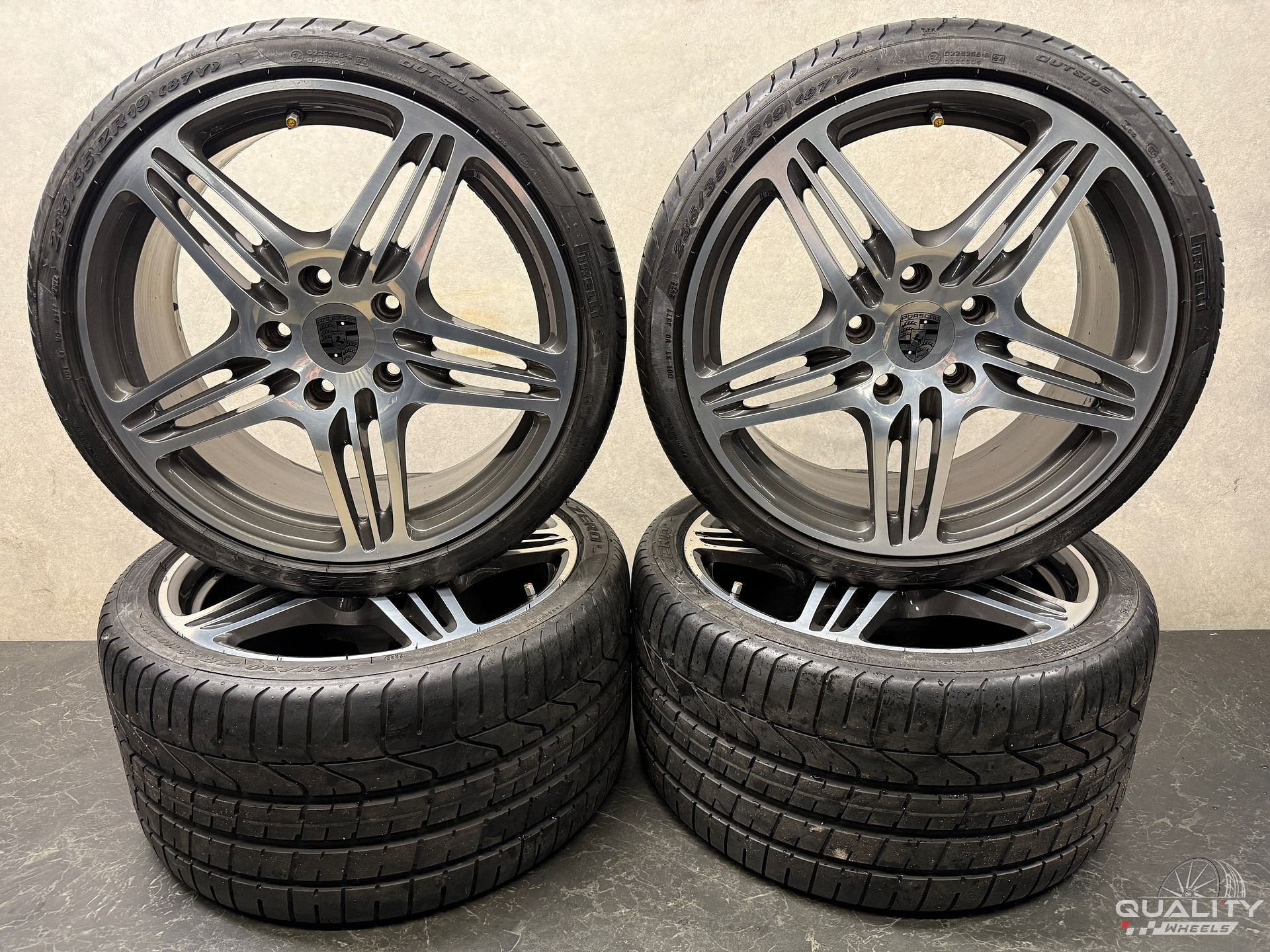5x130 19 inch Porsche 911 Turbo & S Breedset Velgen + Banden, Autos : Pièces & Accessoires, Pneus & Jantes, Pneus et Jantes, 295 mm