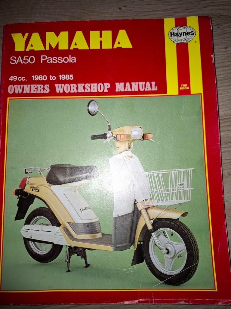 Werklaatshandboek Yamaha Passola, Motoren, Ophalen, Yamaha