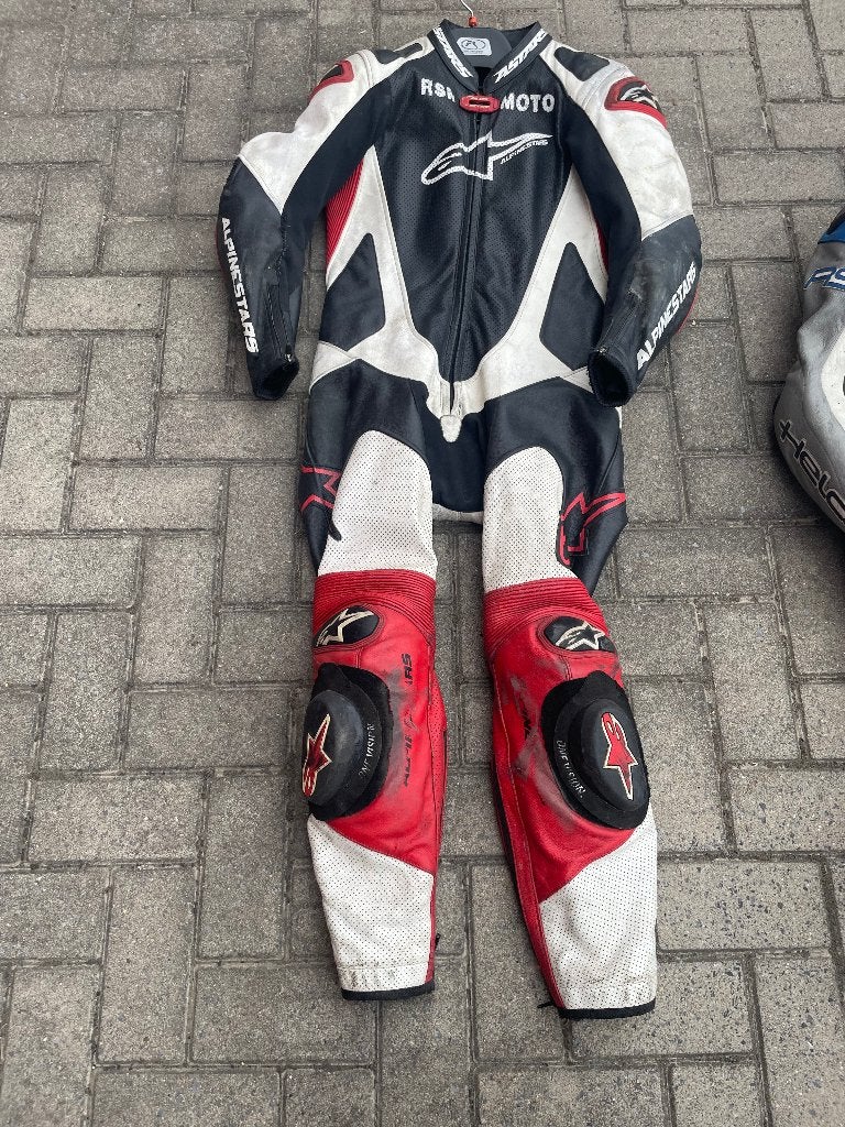 Alpinestars 50 Cuir Combinaison Moto 170/175cm, Enlèvement ou Envoi, Seconde main, Hommes, Combinaison