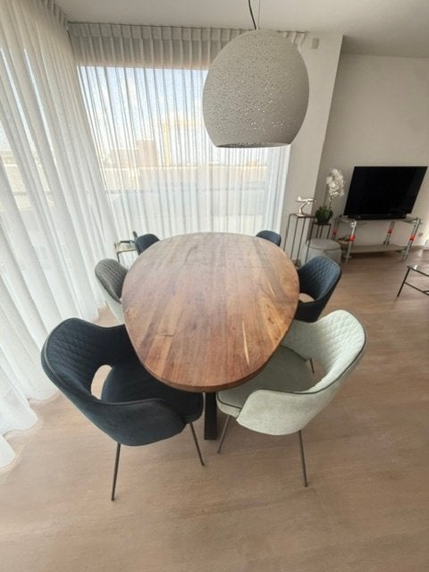 tafel met 6 stoelen, Ophalen, Gebruikt, Eikenhout, Modern