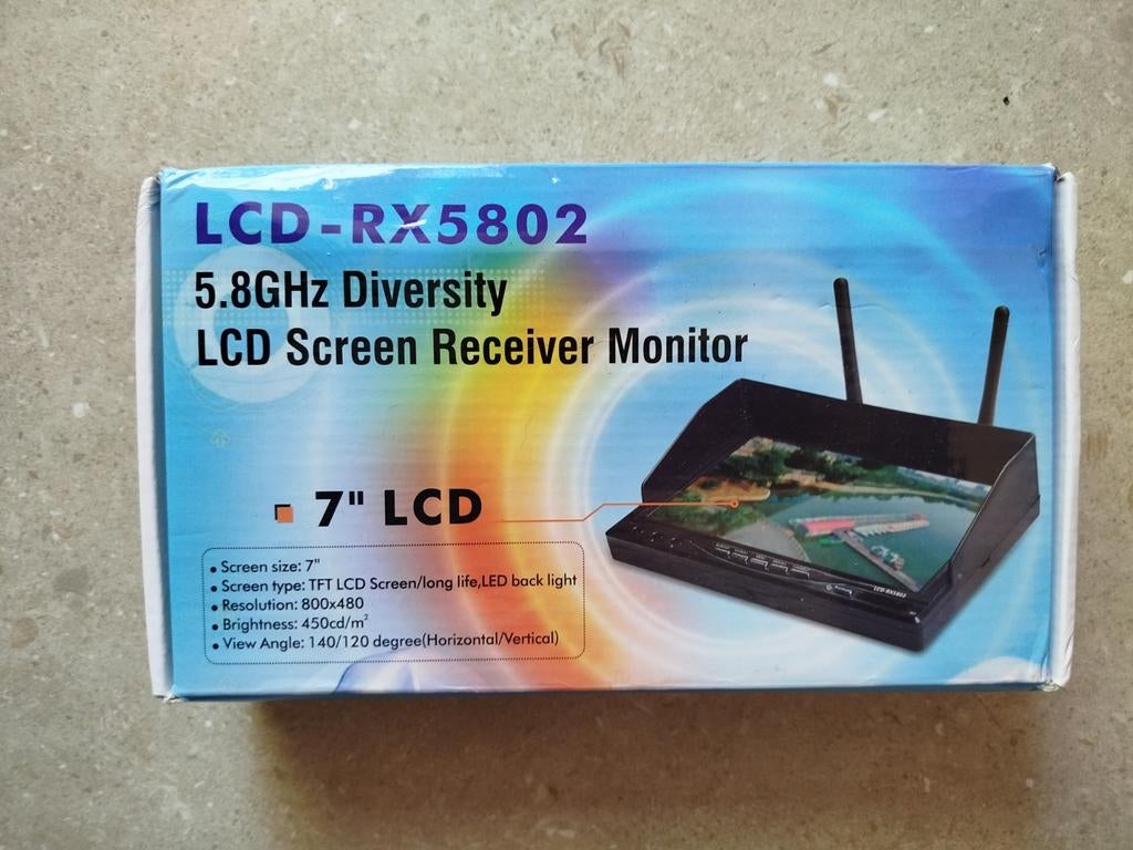 NEUF - moniteur récepteur LCD 7" pour drones et modélisme, Enlèvement