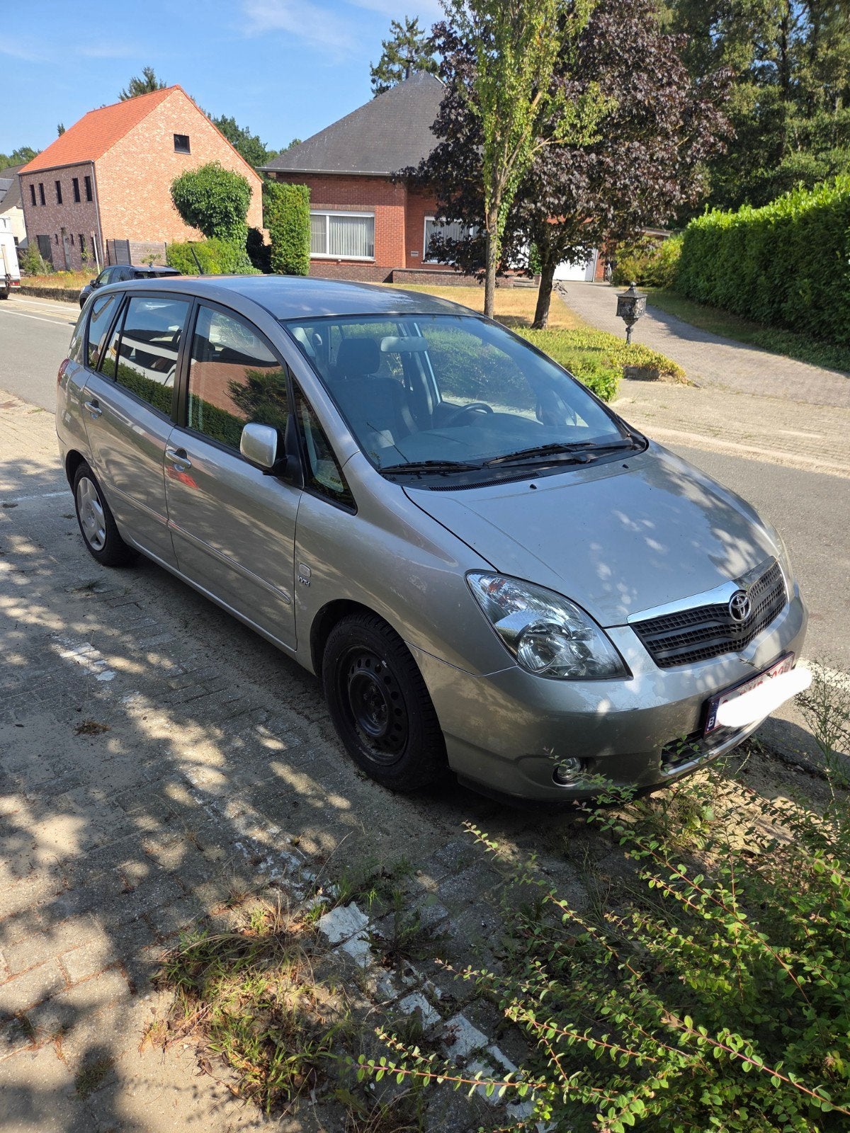 Toyota Corolla Verso VERKOCHT, Dealer onderhouden, Zwart, Beige, Mistlampen