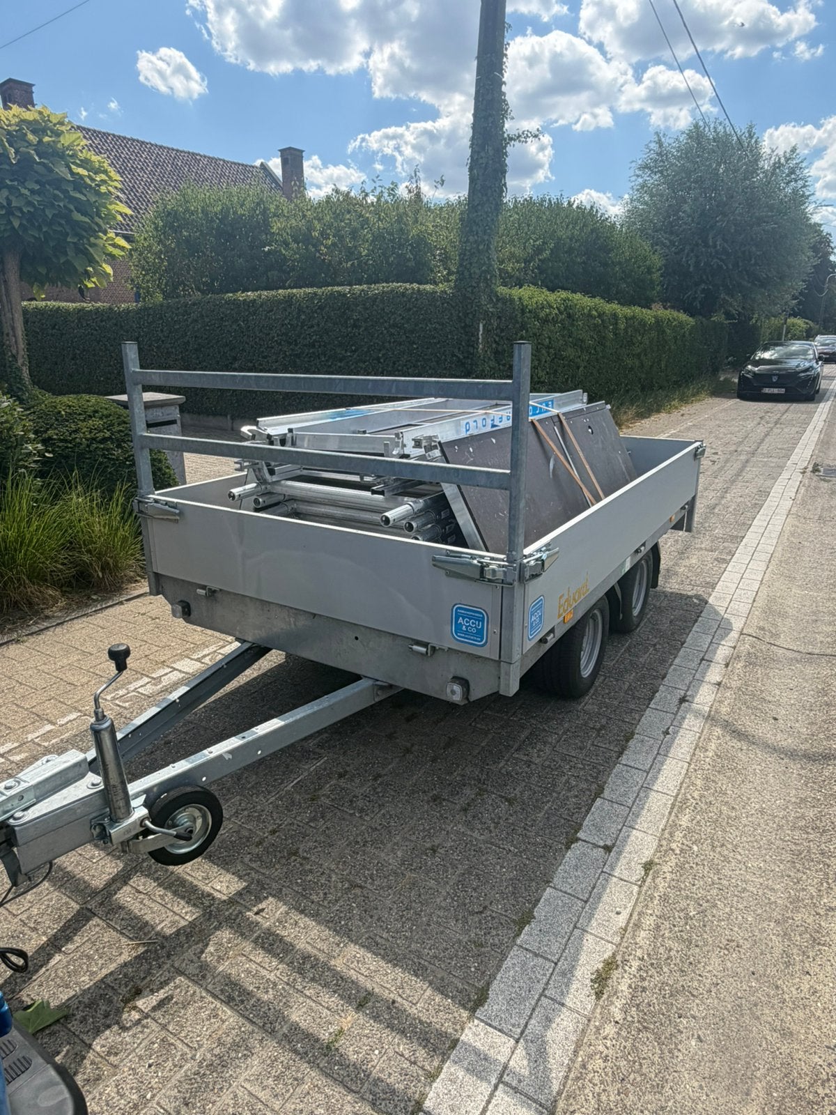 Aanhangwagen en stelling, Autos : Divers, Remorques, Enlèvement, Comme neuf