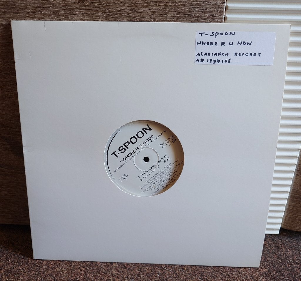 T-Spoon – Where R U Now (12'' Vinyl), Cd's en Dvd's, Verzenden, Zo goed als nieuw, 12 inch, Dance Populair