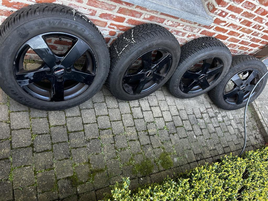 velgen en winterbanden mini one, Auto-onderdelen, Ophalen, Gebruikt, 15 inch, Velg(en)