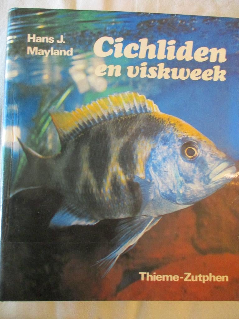 Cichliden en viskweek Hans J. Mayland, Boeken, Dieren en Huisdieren, Zo goed als nieuw, Vissen, Ophalen of Verzenden