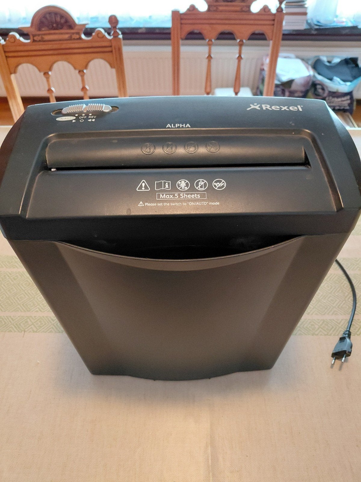 papier versnipper, Ophalen