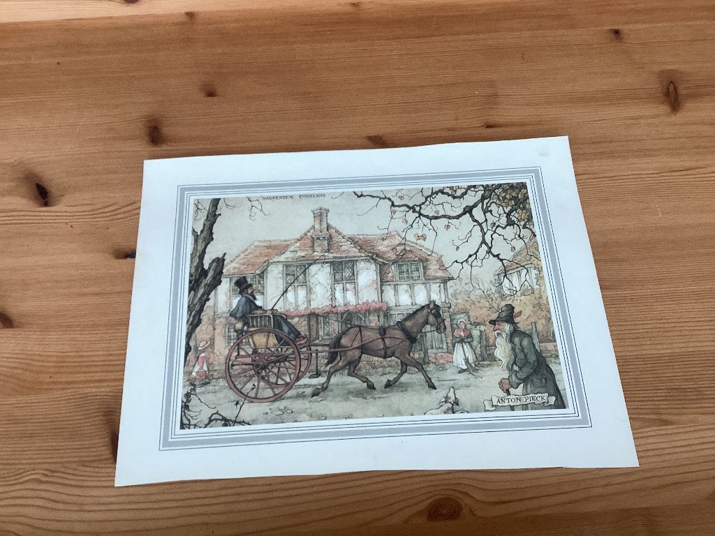 Prenten Anton Pieck, Ophalen of Verzenden, Zo goed als nieuw, Prent