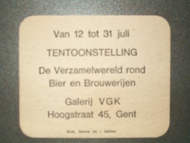 Bierviltje Riva Dentergem 8 : R/V 12-07 Gent, Ophalen of Verzenden, Gebruikt, Viltje(s)