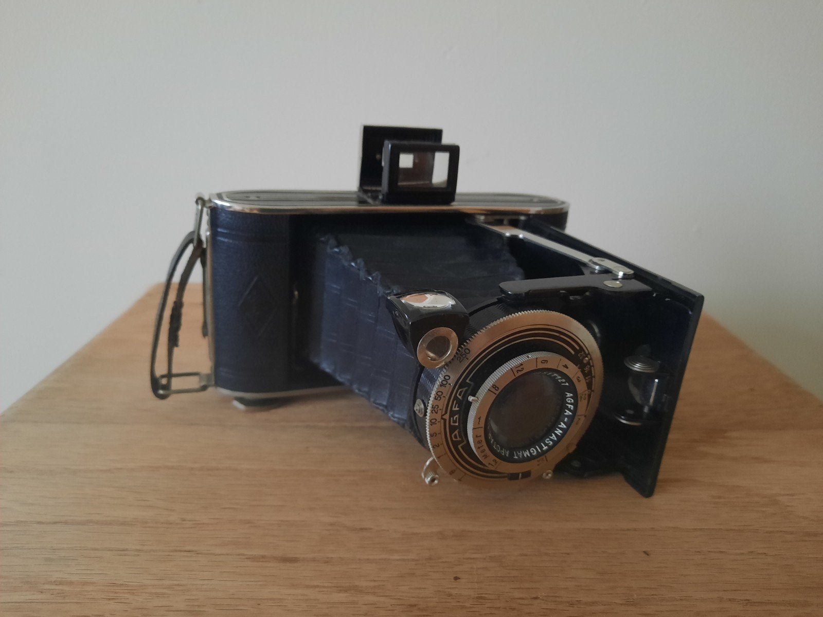 Agfa Billy Compur camera met leren tas, Antiek en Kunst, Ophalen of Verzenden
