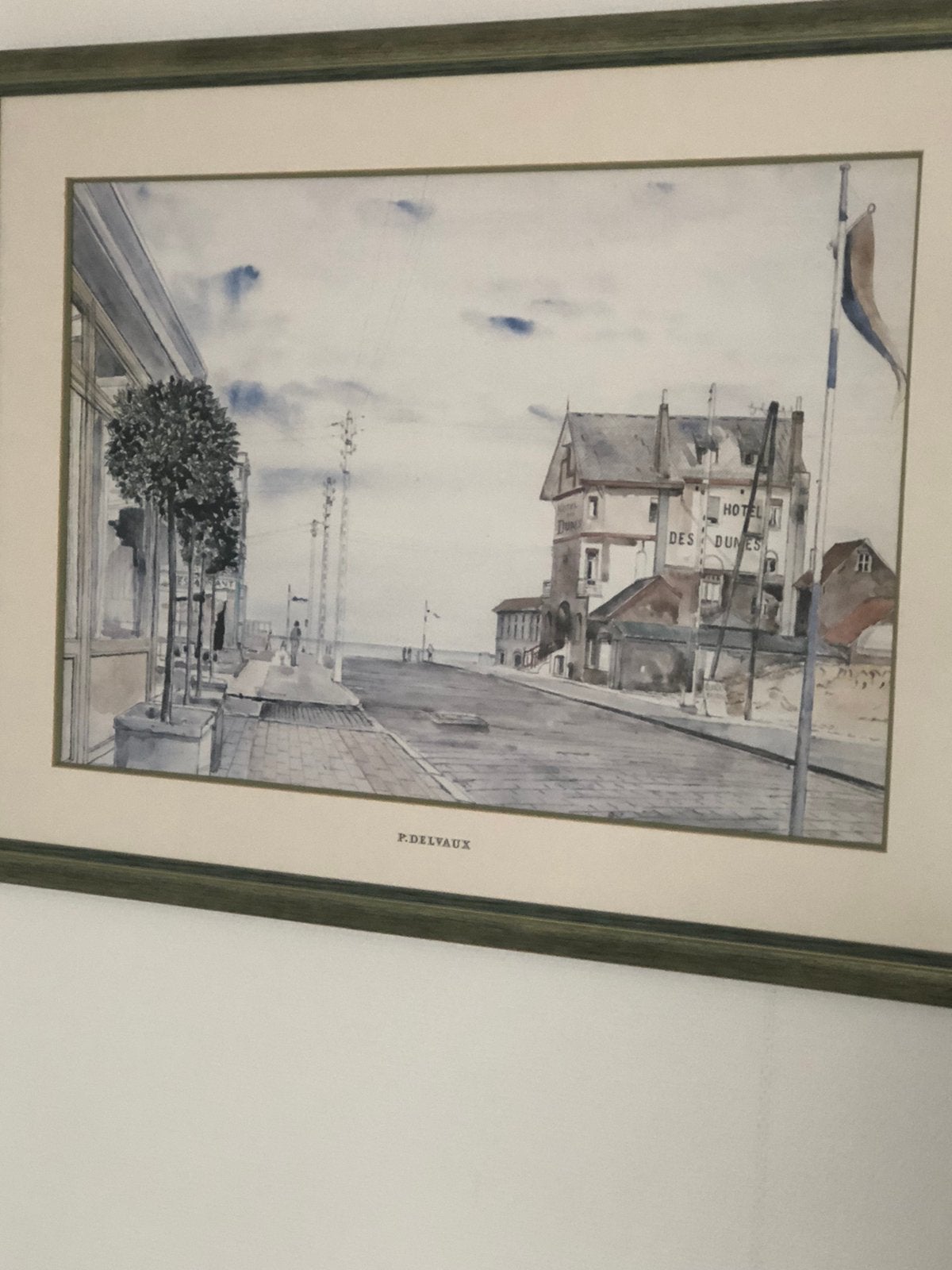 Reproductie Delvaux, Ophalen, Reproductie, Ingelijst