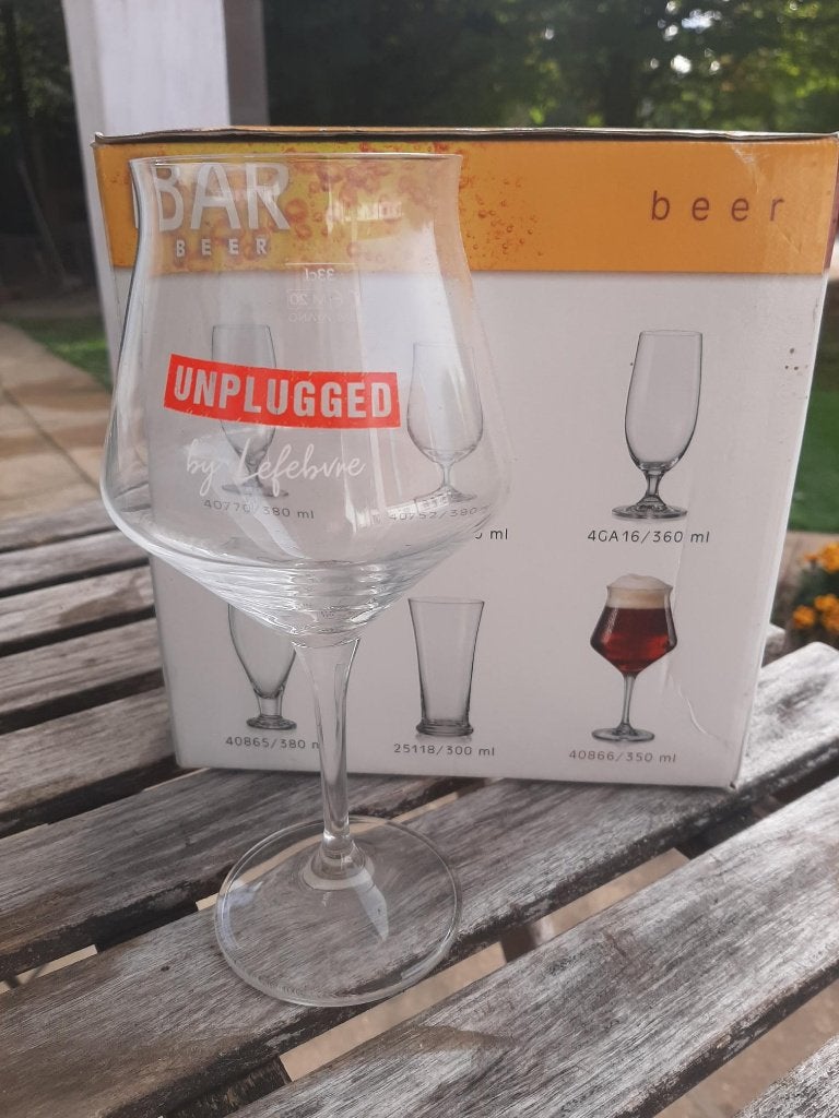 Bierglazen op voet by Lefèbvre, Verzamelen, Ophalen, Nieuw, Bierglas