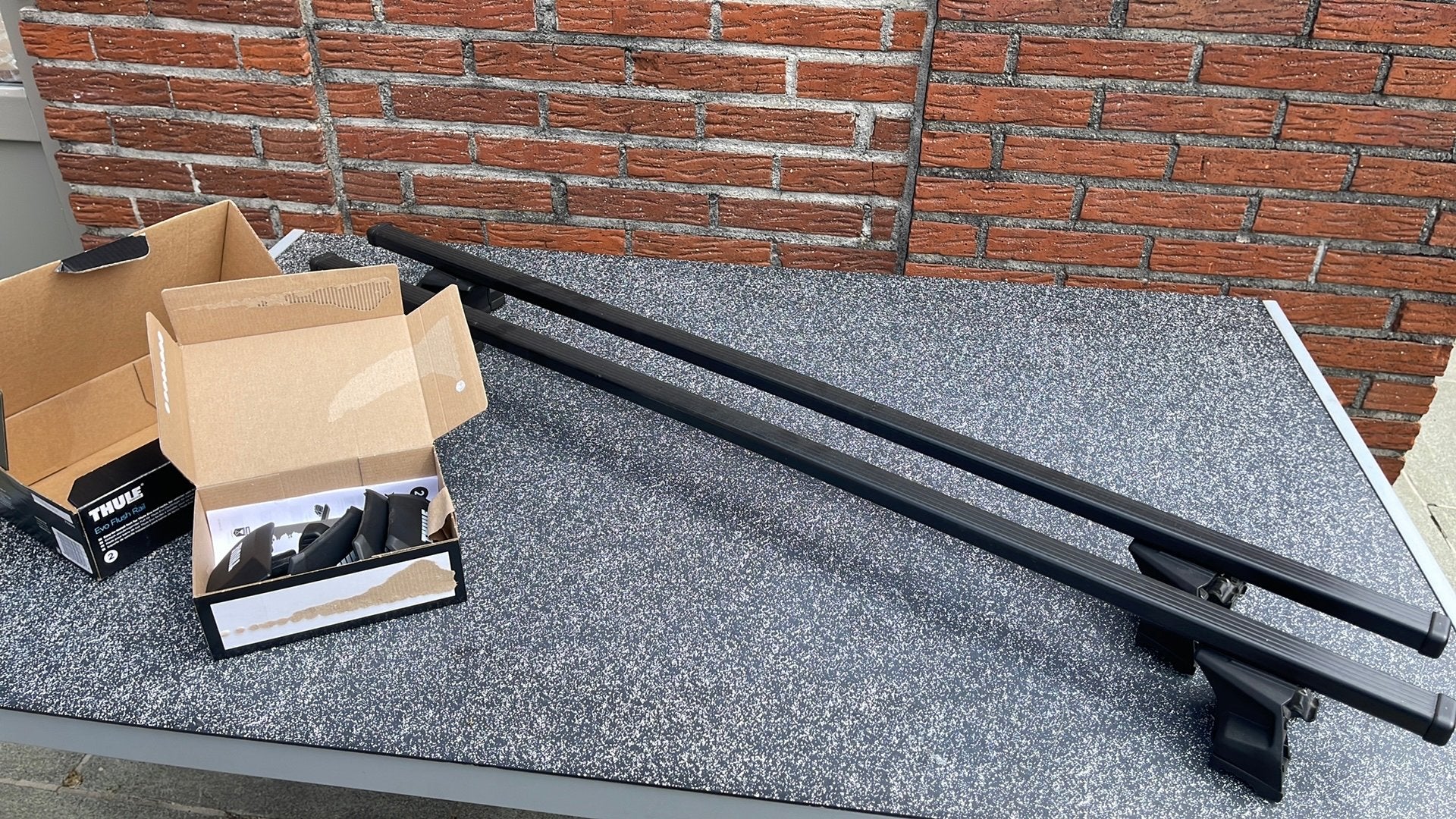 Thule Evo Flush Rails voor Tourneo Connect 2014-2021/22, Auto diversen, Dakdragers, Ophalen, Zo goed als nieuw