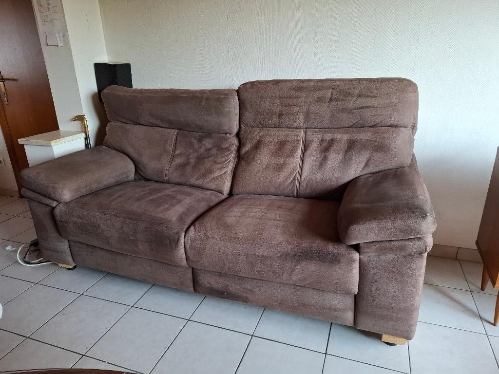 salon met relax, Huis en Inrichting, Zetels | Zetels, Ophalen, Gebruikt, 150 tot 200 cm, Tweepersoons
