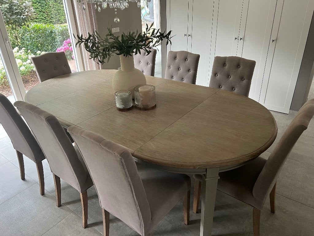 Eiken eettafel te koop!, Huis en Inrichting, Tafels | Eettafels, Ophalen, 100 tot 150 cm, Eikenhout, Landelijk