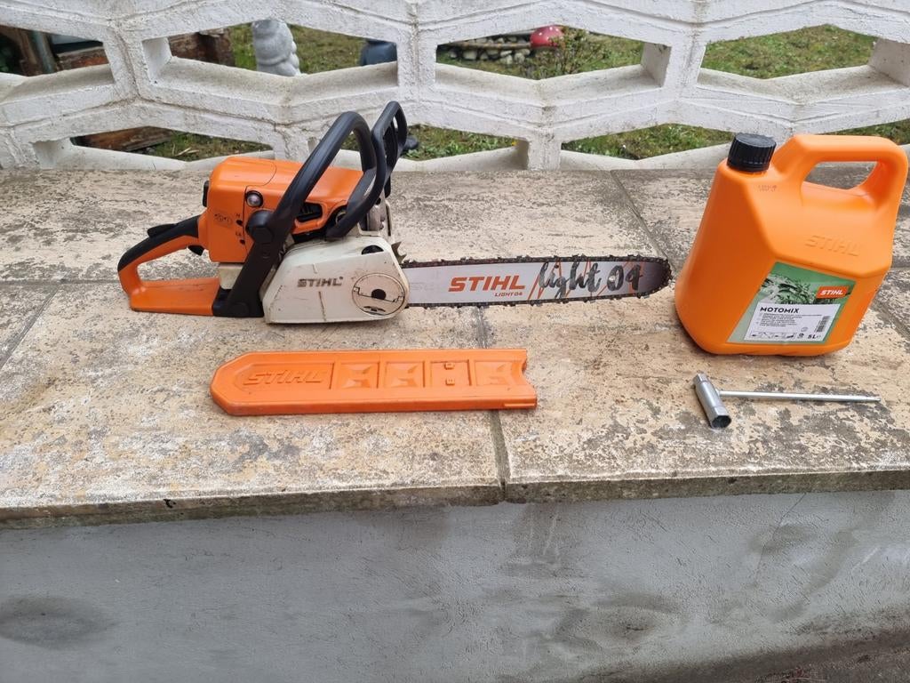 Stihl MS 230 C, Ophalen